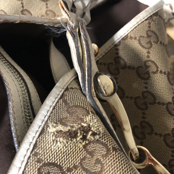 Gucci Pelham Tan/Cream Canvas/Leather Signature